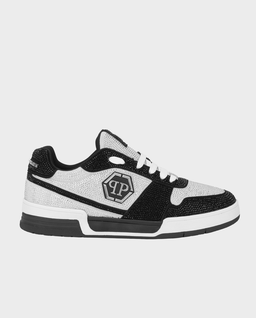 Biało-czarne sneakersy z kryształkami P-Force 78 - Image #0
