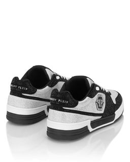 Biało-czarne sneakersy z kryształkami P-Force 78 - Image #4