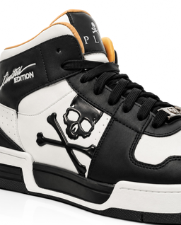 Biało-czarne sneakersy Hi-Top Notorius - Image #6