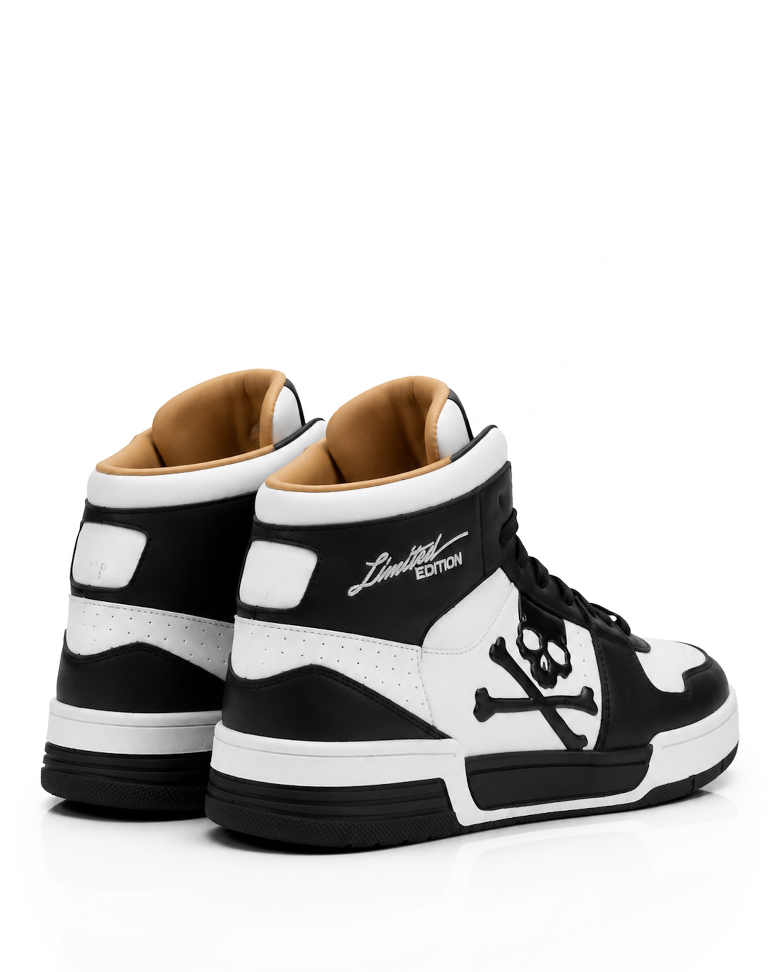 Biało-czarne sneakersy Hi-Top Notorius - Image #3