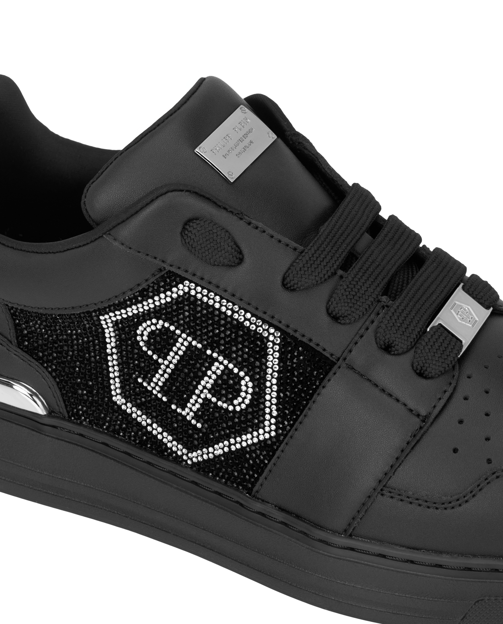 Czarne sneakersy Crystal Hexagon - Image #6