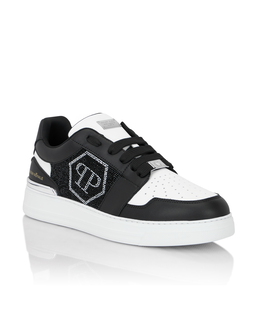 Czarno-białe sneakersy Crystal Hexagon - Image #1