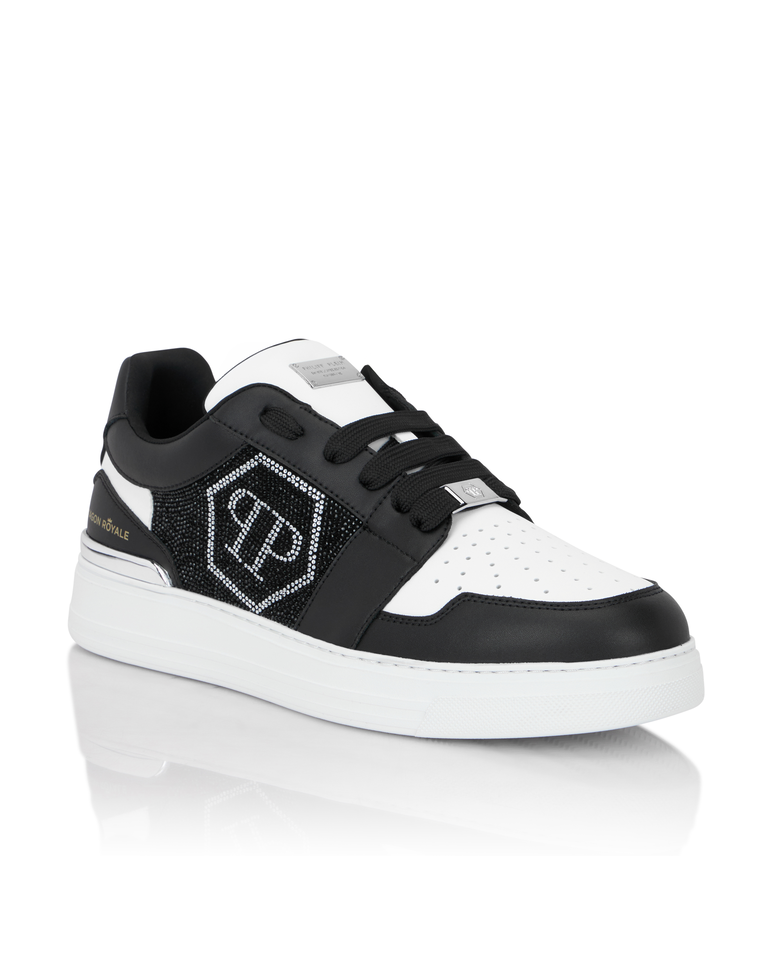 Czarno-białe sneakersy Crystal Hexagon