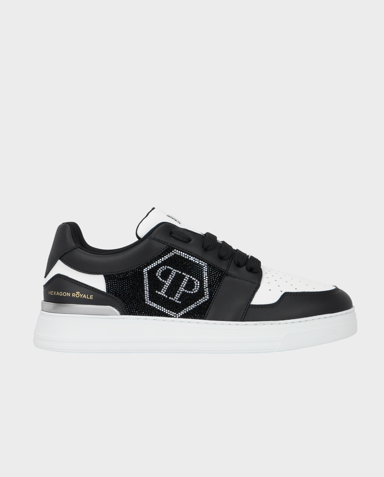 Czarno-białe sneakersy Crystal Hexagon