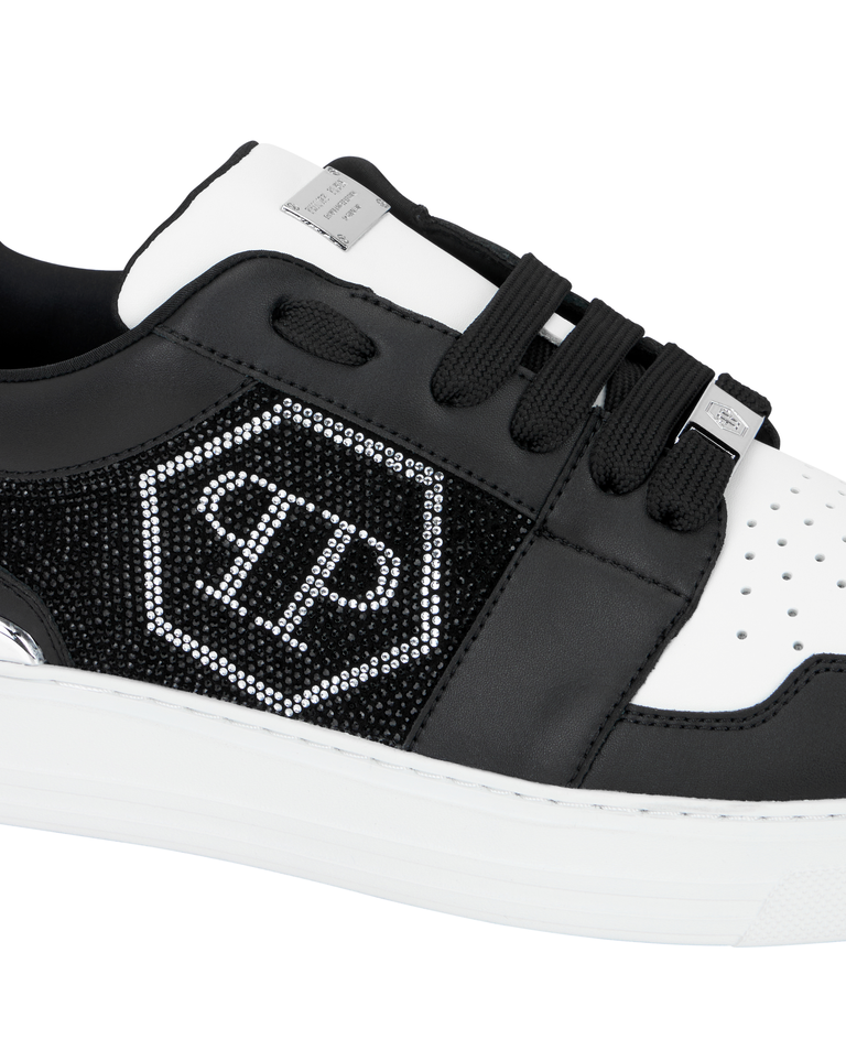 Czarno-białe sneakersy Crystal Hexagon - Image #6