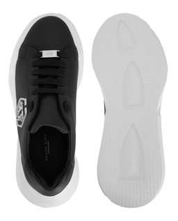 Czarne sneakersy na kontrastowej podeszwie Godzilla Runner Hexagon - Image #2