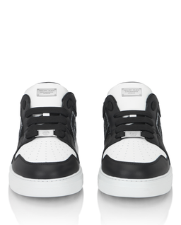 Czarno-białe sneakersy Crystal Hexagon - Image #4