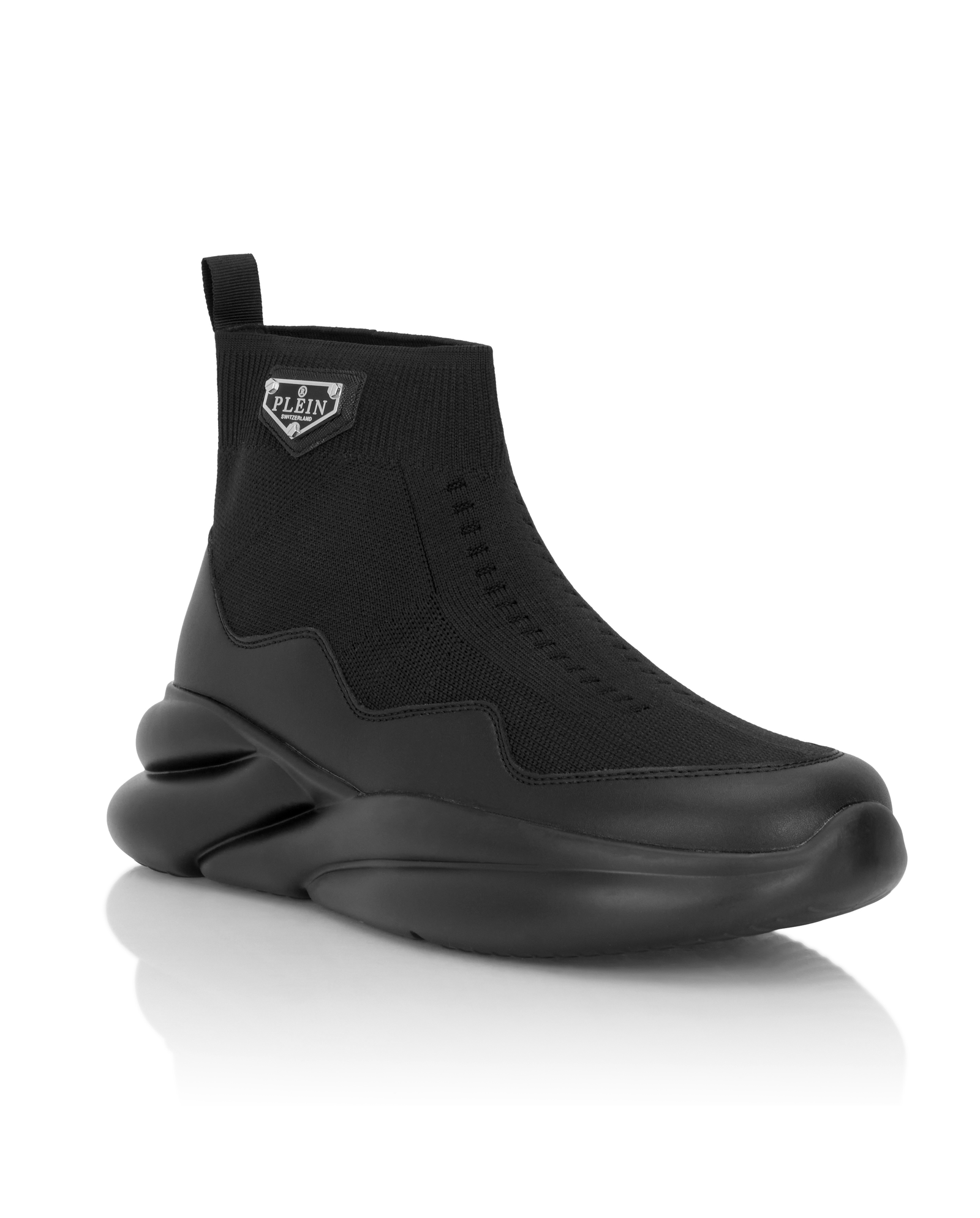 Czarne sneakersy Runner Sock Skywalker - Image #1