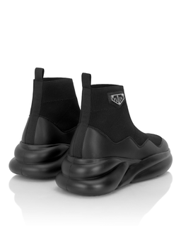 Czarne sneakersy Runner Sock Skywalker - Image #3