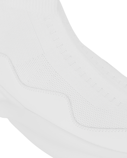 Białe sneakersy Runner Sock Skywalker - Image #6
