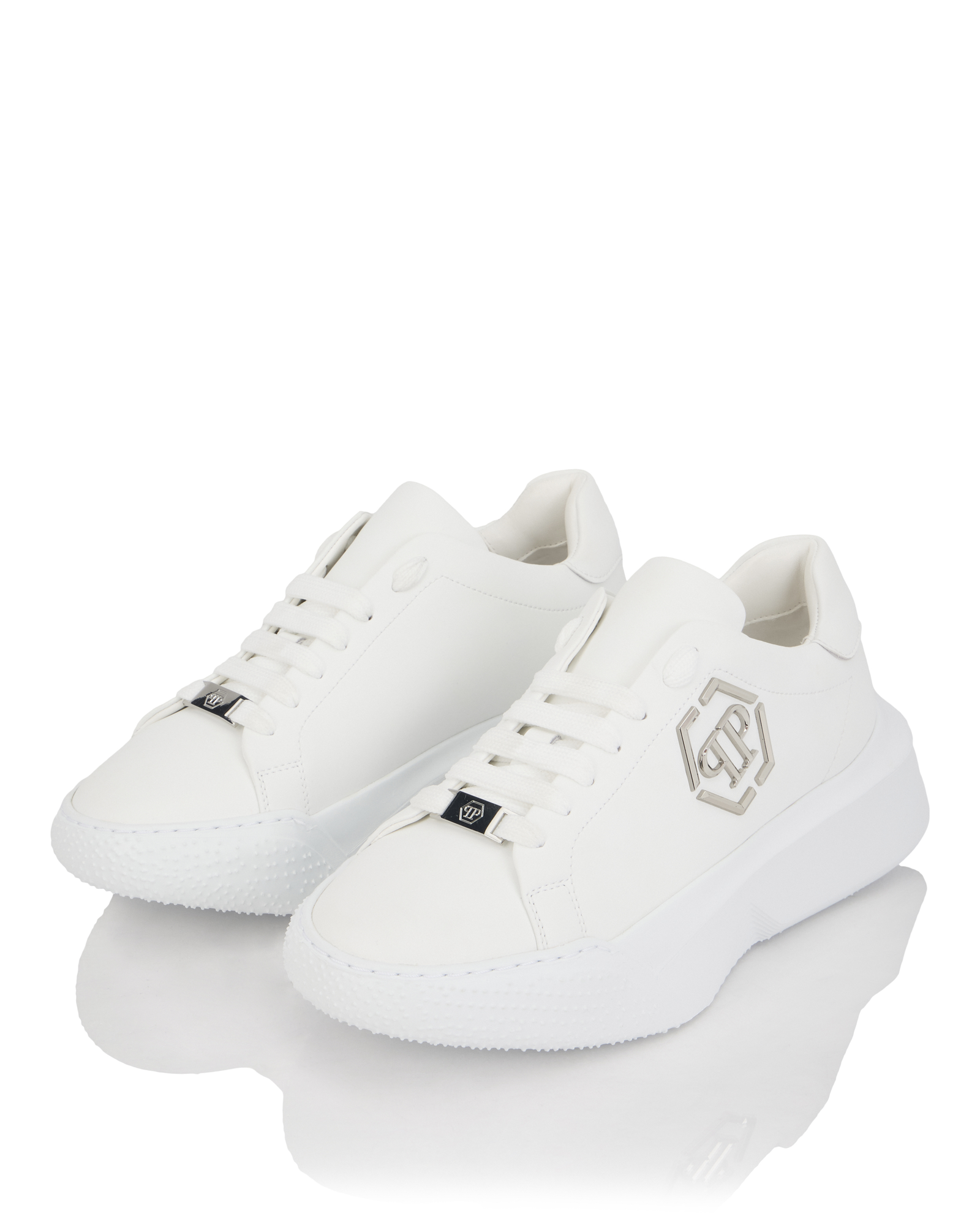 Białe sneakersy Godzilla Runner Hexagon - Image #4