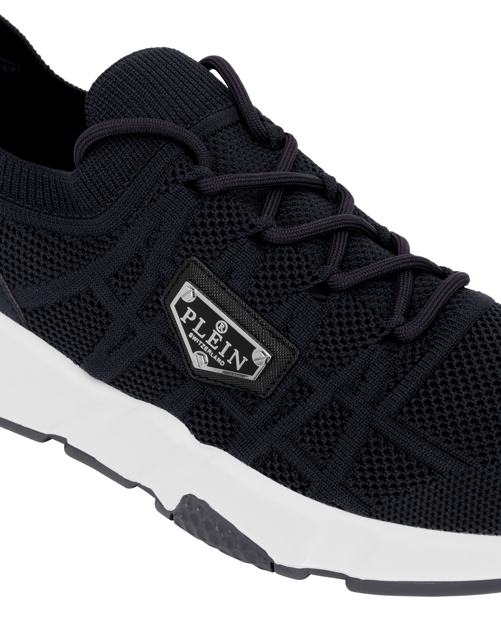 Granatowe sneakersy Triangle - Image #6