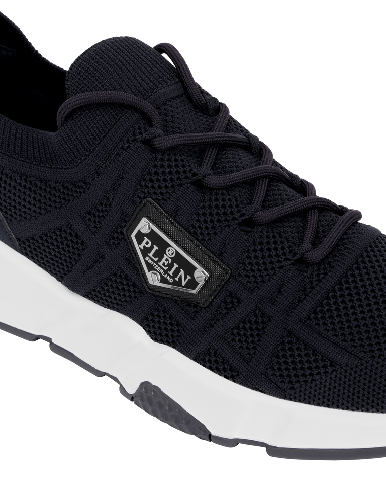 Granatowe sneakersy Triangle - Image #6