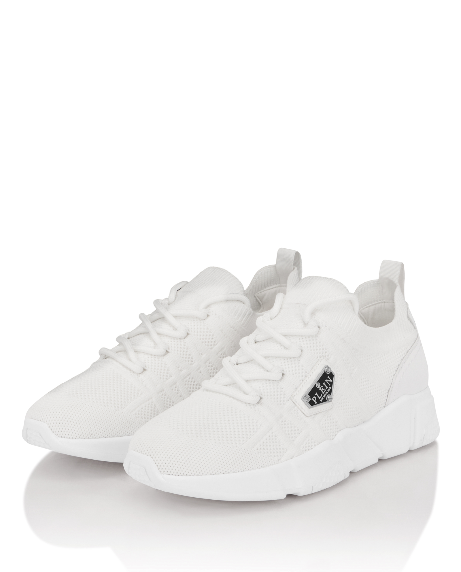 Białe sneakersy Triangle - Image #2