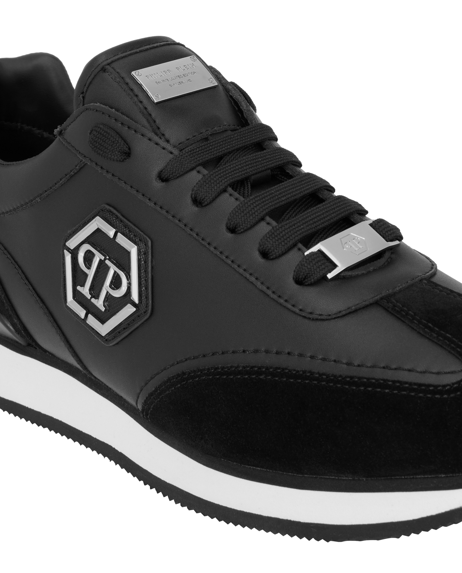 Czarne sneakersy Hexagon Patch - Image #6