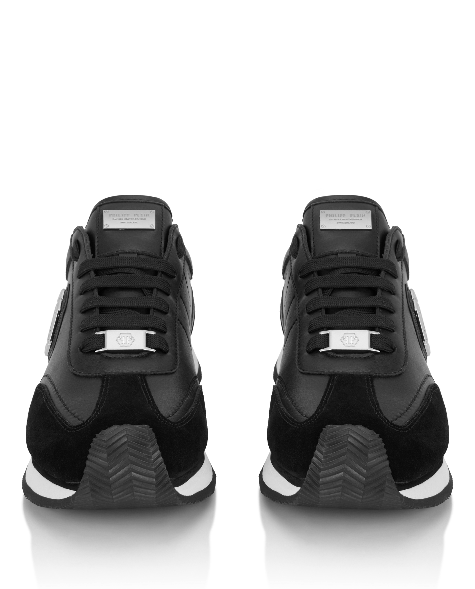 Czarne sneakersy Hexagon Patch - Image #4
