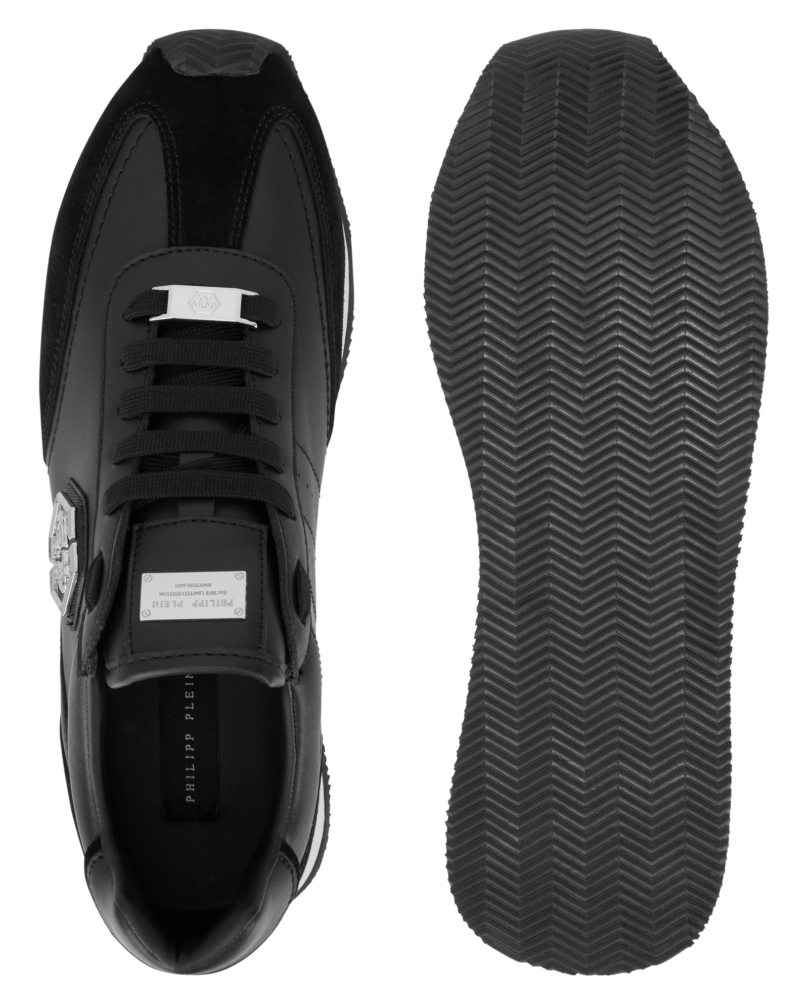 Czarne sneakersy Hexagon Patch - Image #5