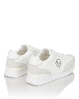 Białe sneakersy Hexagon Patch - Image #3