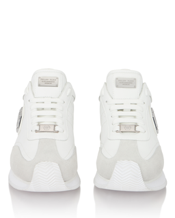 Białe sneakersy Hexagon Patch - Image #4