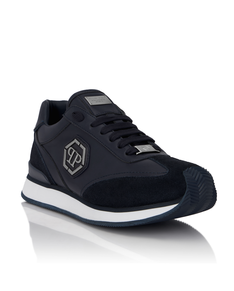 Granatowe sneakersy Hexagon Patch