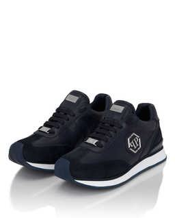 Granatowe sneakersy Hexagon Patch - Image #2