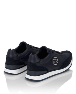 Granatowe sneakersy Hexagon Patch - Image #3