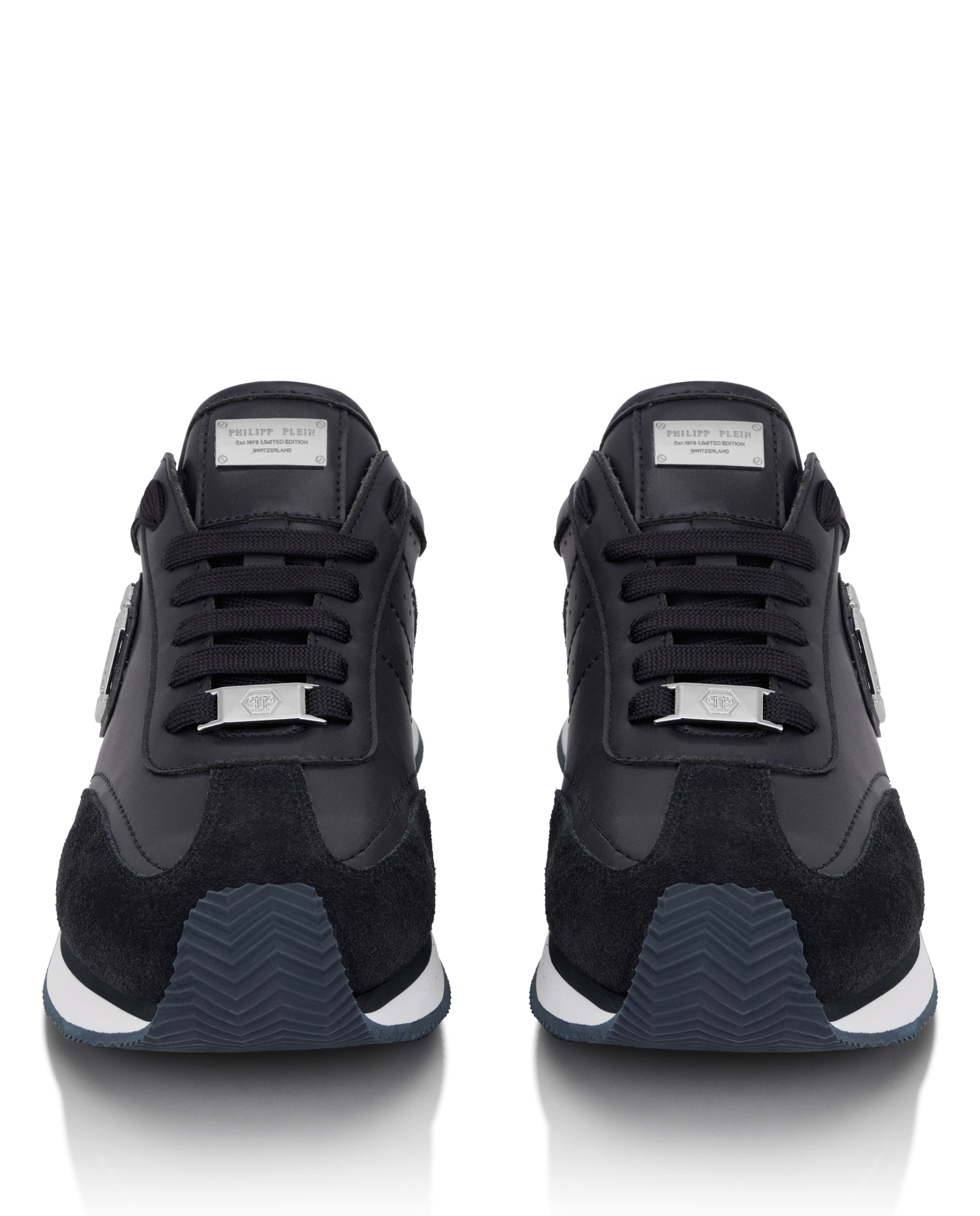 Granatowe sneakersy Hexagon Patch - Image #4