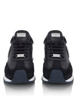 Granatowe sneakersy Hexagon Patch - Image #4