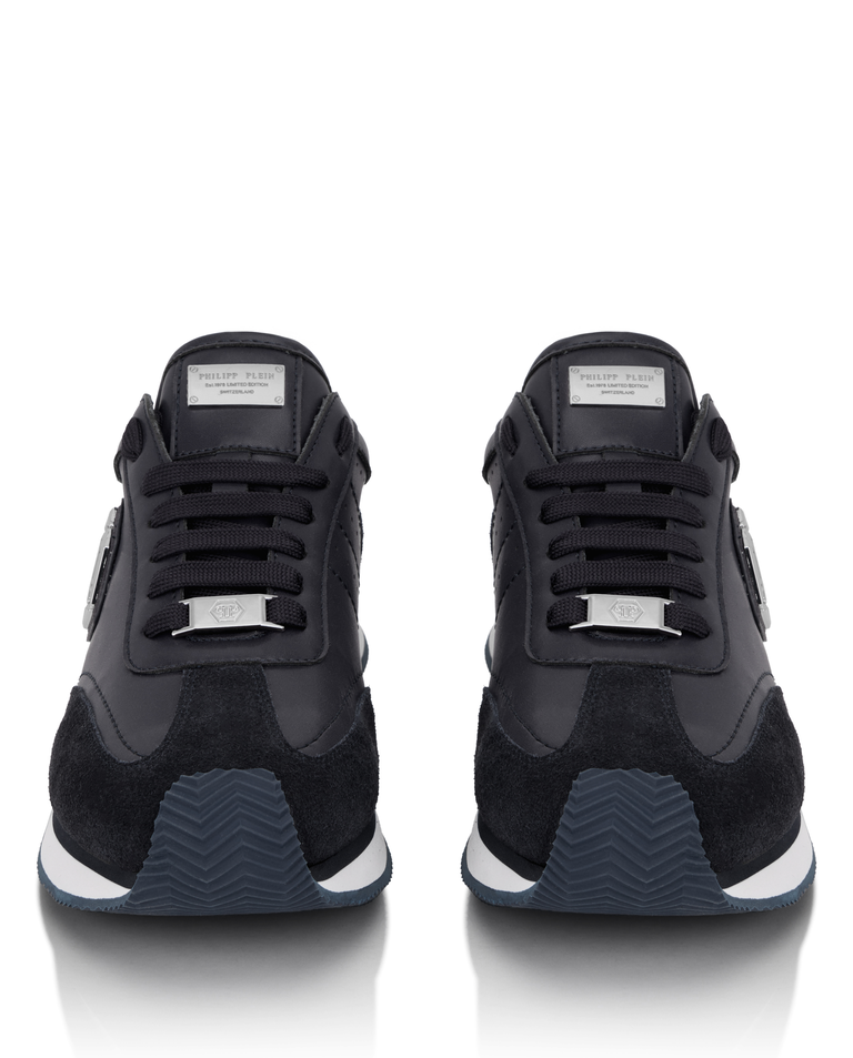 Granatowe sneakersy Hexagon Patch - Image #4