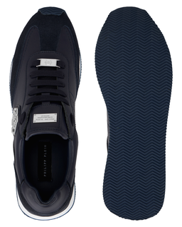 Granatowe sneakersy Hexagon Patch - Image #5