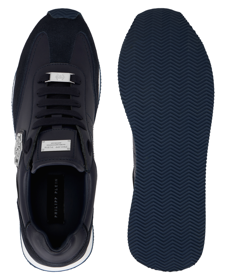 Granatowe sneakersy Hexagon Patch - Image #5