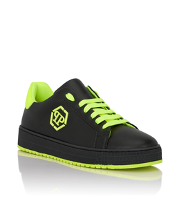 Czarne sneakersy Neon Rock - Image #1