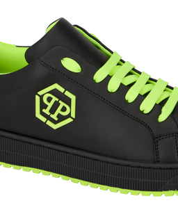Czarne sneakersy Neon Rock - Image #6