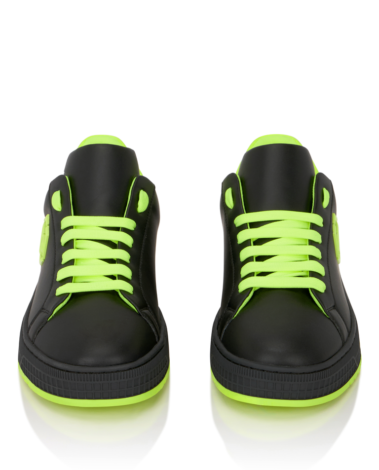 Czarne sneakersy Neon Rock - Image #4
