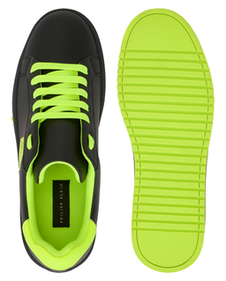 Czarne sneakersy Neon Rock - Image #5