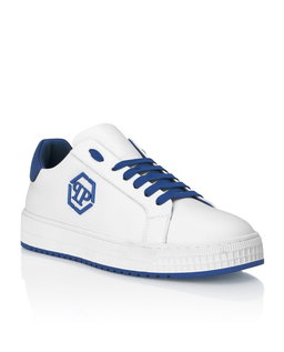 Białe sneakersy Neon Rock - Image #1