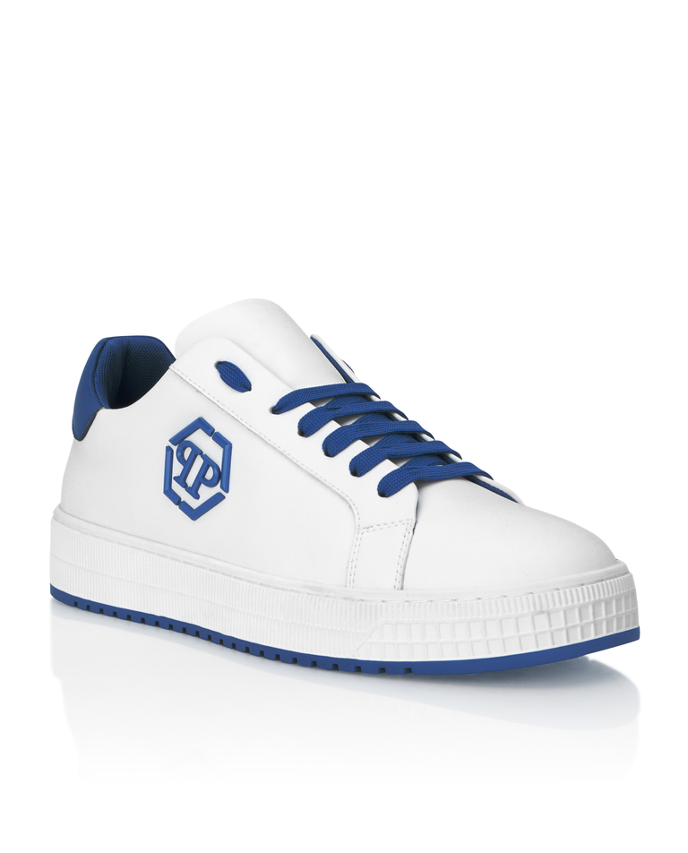 Białe sneakersy Neon Rock