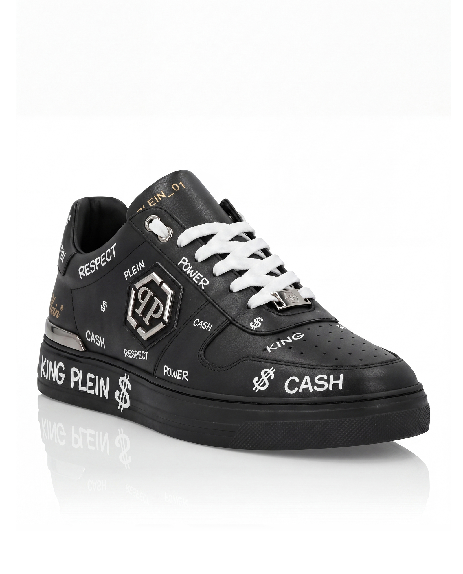 Czarne sneakersy T-Rex 01 Graffiti - Image #1