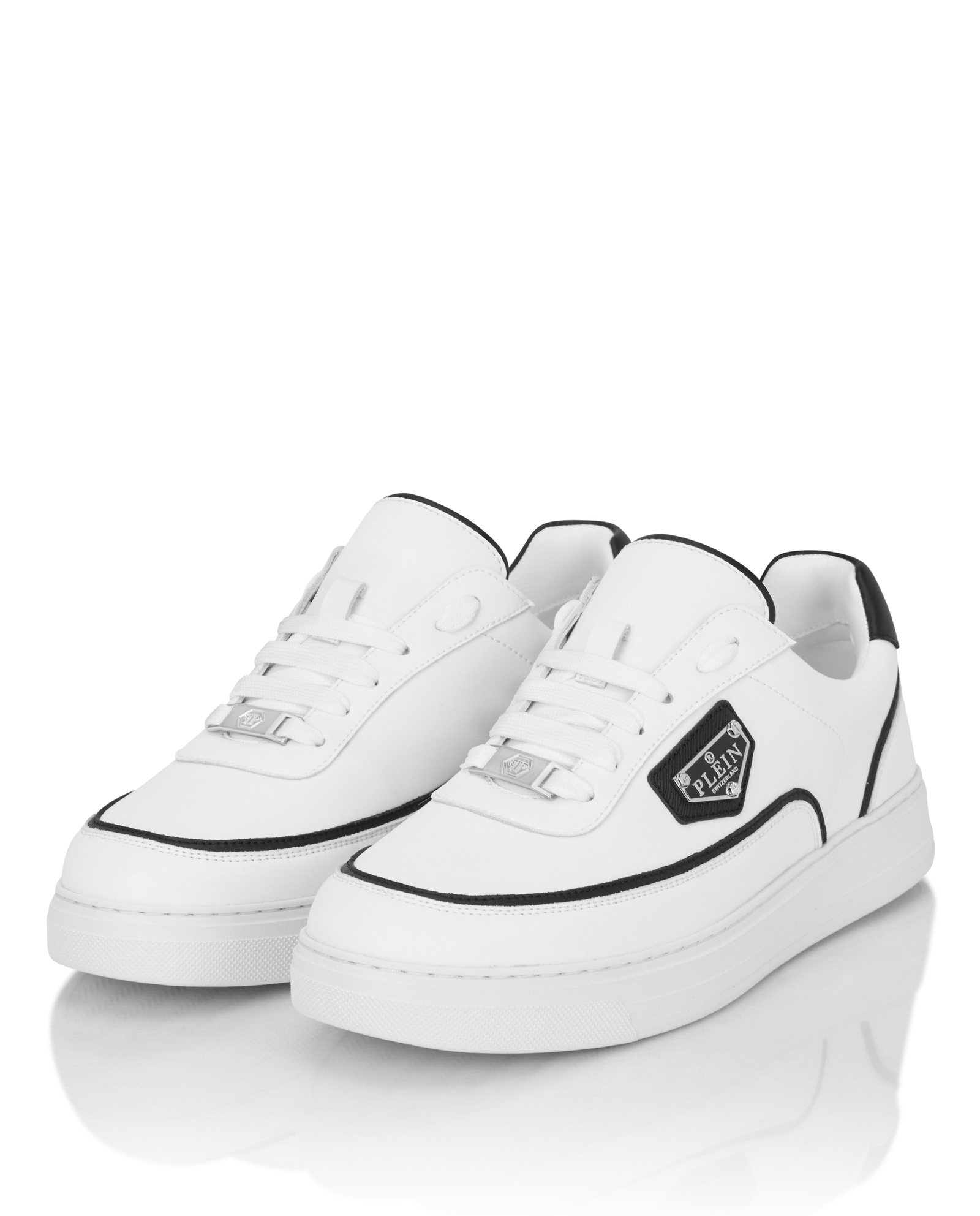 Białe sneakersy Triangle - Image #2