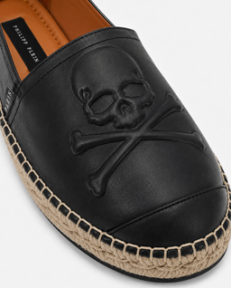 Czarne espadryle z motywem czaszki - Image #4