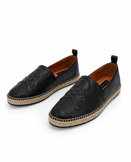 Czarne espadryle z motywem czaszki - Image #2
