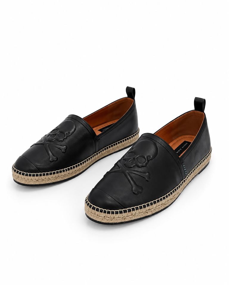 Czarne espadryle z motywem czaszki - Image #2