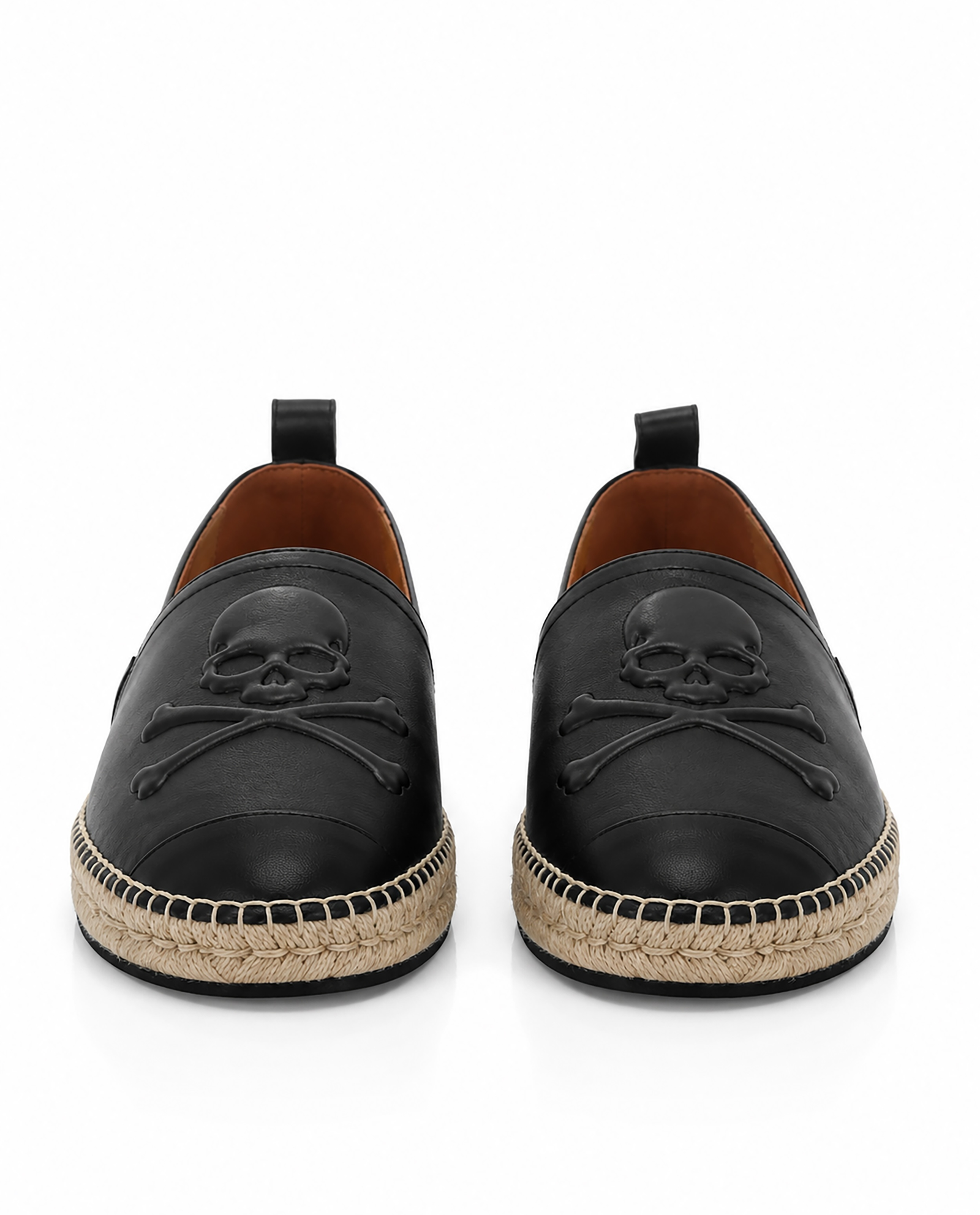 Czarne espadryle z motywem czaszki - Image #3
