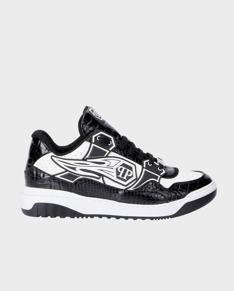 Biało-czarne sneakersy Moonwalker