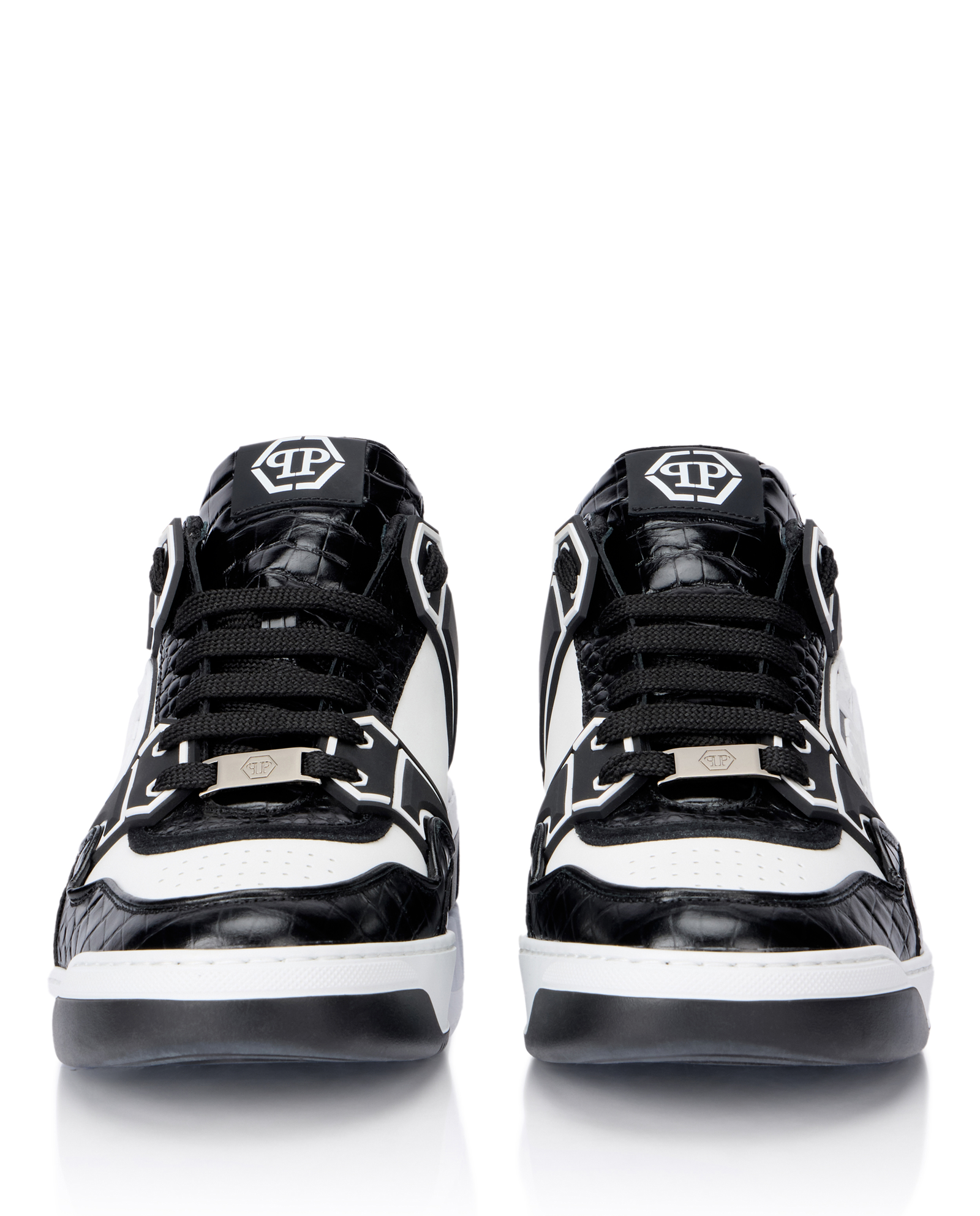 Biało-czarne sneakersy Moonwalker - Image #4