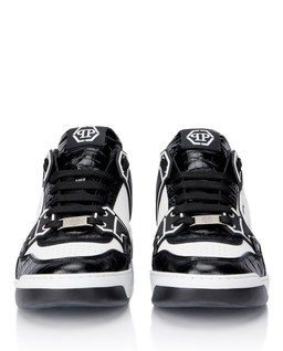 Biało-czarne sneakersy Moonwalker - Image #4