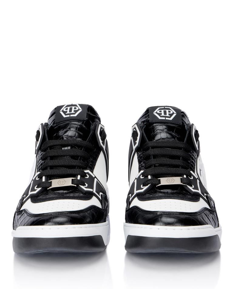 Biało-czarne sneakersy Moonwalker - Image #4