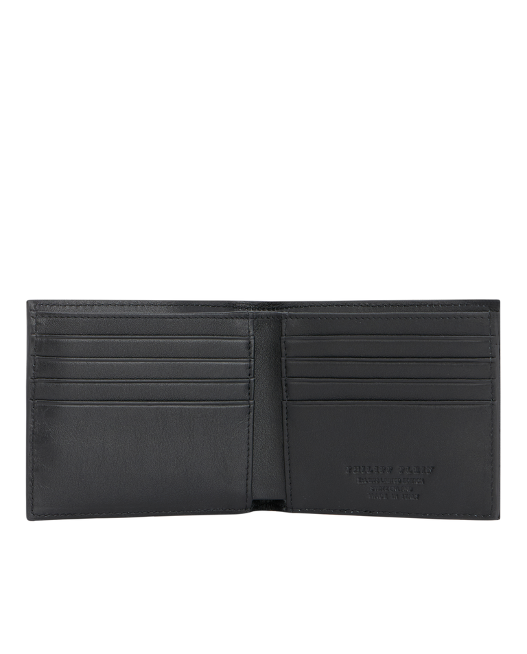 Beżowe etui na karty z monogramem