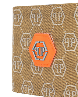 Beżowe etui na karty z monogramem - Image #2