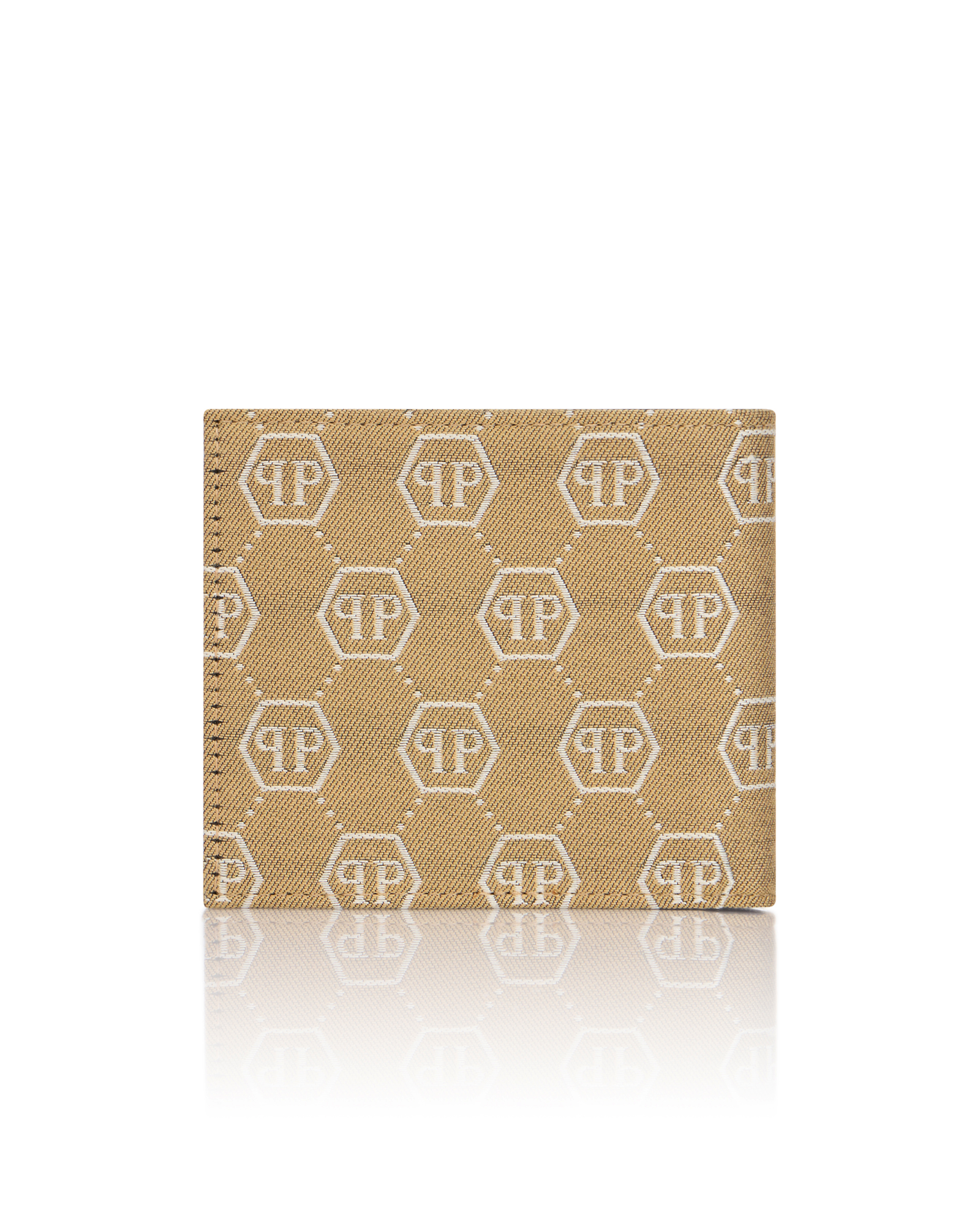 Beżowe etui na karty z monogramem - Image #3